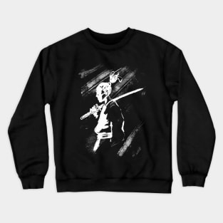 Samurai Ink White Crewneck Sweatshirt